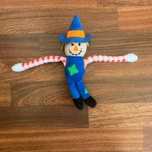 Fun Express Fall Long Arm Plush Scarecrow Decoration 11” Hanging Harvest Fall